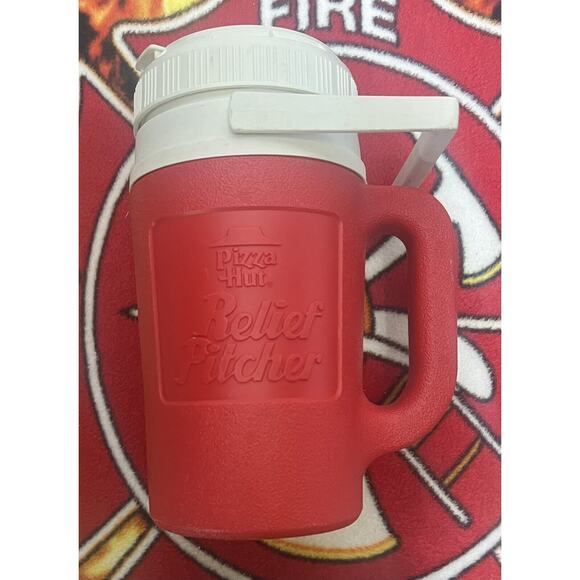 Vintage Pizza Hut Pepsi Logo 1/2 Gallon‎ Thermos Water Cooler Jug by Igloo - Picture 1 of 6